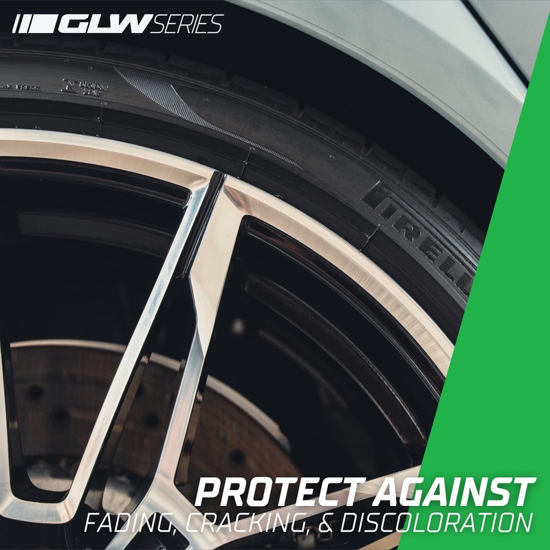 3D SiO2 Ceramic Matte Tire Shine, GLW Series | Hydrophobic