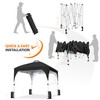 Yaheetech 10x10 Pop-Up Canopy Tent with 17 Solar LED Lights