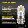 Ruiandsion E10 LED Flashlights Bulb 6V Non Polarity E10 Screw