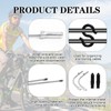 FunWorth Bicycle Brake Cable Kit, Stainless Steel, Bowden Cable Set