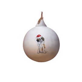 Image Industry St Bernard Ceramic Bauble - Tree Decoration - Christmas Decorations Dog Gift - Dog Lovers