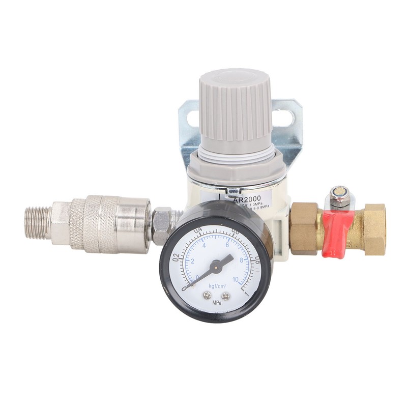 3/8in NPT Air Compressor Regulator with 0 to 1 MPa