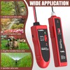 Underground Wire Locator, Underground Cable Locator with Rechargeable 1100mAh Battery,