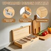 Amcortn Upgraded Knife Box, Knife Lock Box Kitchen Knife Storage