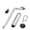 FLYPIG High Performance 38mm Muffler Exhaust Pipe kit Assembly fit 125cc 140cc 150cc PIT PRO Dirt Quad Bike ATV
