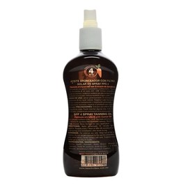 Beach Vibes - Bronceador en Aceite de Zanahoria 4 FPS 240 ml Fórmula rica en carotenos que estimulan el bronceado y facilitan la coloración. Enriquecido con Aceite de Coco y Vitamina E - hidratantes.
