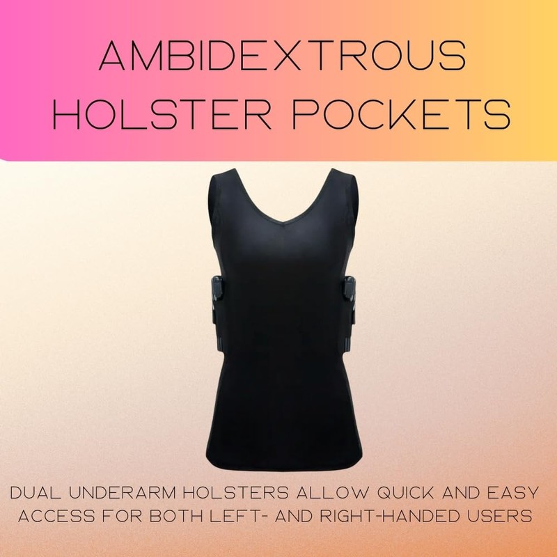 Djeoe Concealed Carry Shirts for Woman, Conceal Carry Tank Top