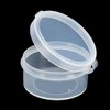 24PCS 0.95 oz Transparent Round Beads Storage Containers Box,Round Bead