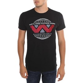 Animation Shops Alien Weyland-Yutani Corp T-Shirt (X-Large) Black