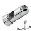 KDSSYFT Shower Hook, Sliding Bar Compatible, 360° Free Rotation, Easy