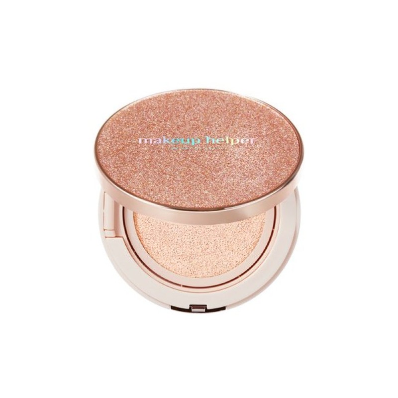 MAKEUPHELPER 메이크업헬퍼 앰플 글로우 쿠션 23g 로즈글리터 Makeup Helper Ampoule