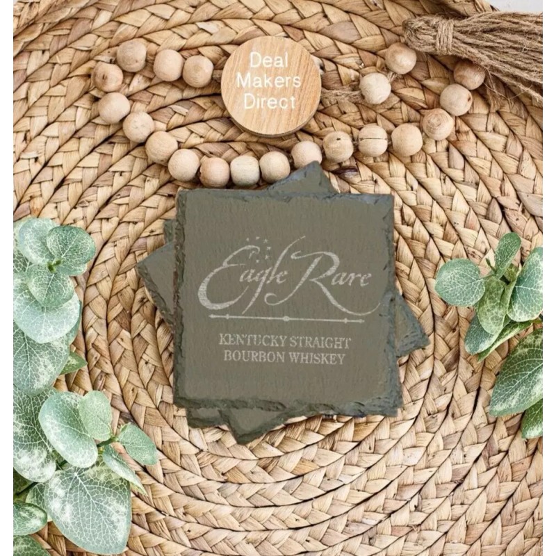 Buffalo Trace Antique Collection 5 Coaster Set Kentucky KY Bourbon