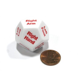 Koplow Games One D12 28mm Critical Location Body Hit Dice