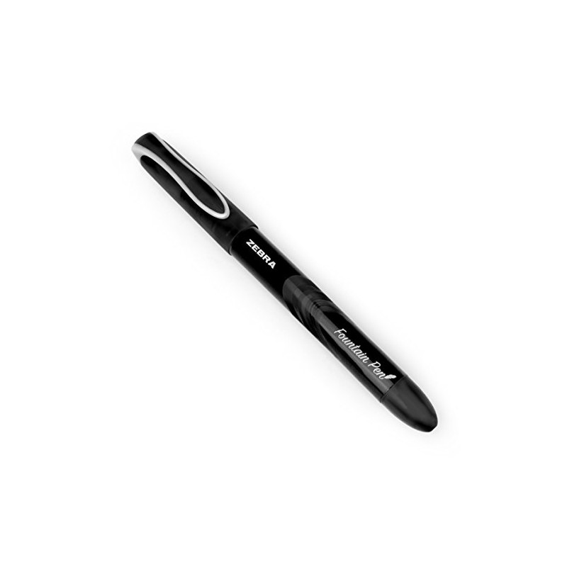 ZEBRA Fuente - Disposable Fountain Pen - Black Ink -