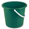Green Jantex Round Plastic Bucket 10Ltr Dimensions 260(H) x 280(W) x 295(D)mm