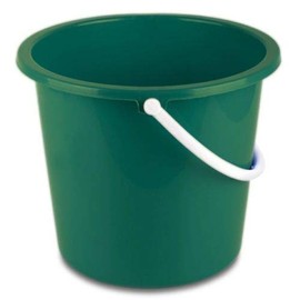 Green Jantex Round Plastic Bucket 10Ltr Dimensions 260(H) x 280(W) x 295(D)mm