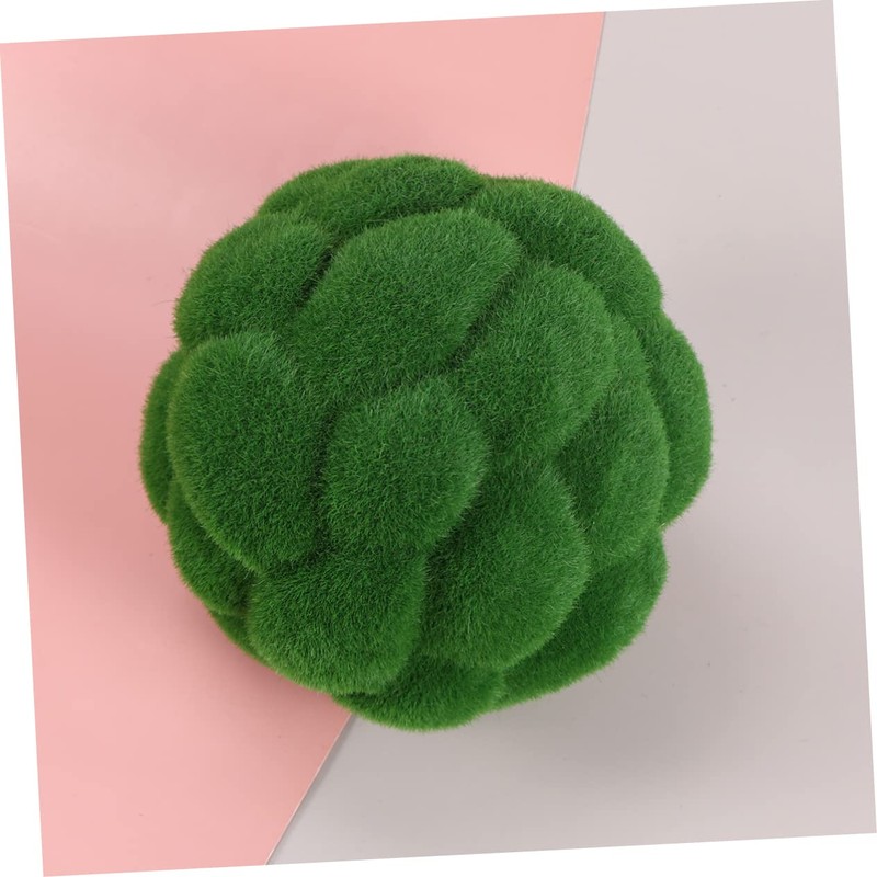 BIUDECO DIY Landscaping Essential 15cm Realistic Artificial Moss Ball for