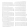 FOMIYES 10pcs Interdental Brush Storage Box Small Rectangular Transparent Case