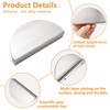MOROBOR Half Moon Drawer Handles, 4PCS Brushed Nickel Semi Circle