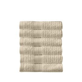 Arm & Hammer Quick Dry Washcloth Set, 6 Piece, Khaki
