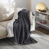 Oxford Homeware Sherpa Fleece Blanket Reversible Throw Blankets Soft Fluffy
