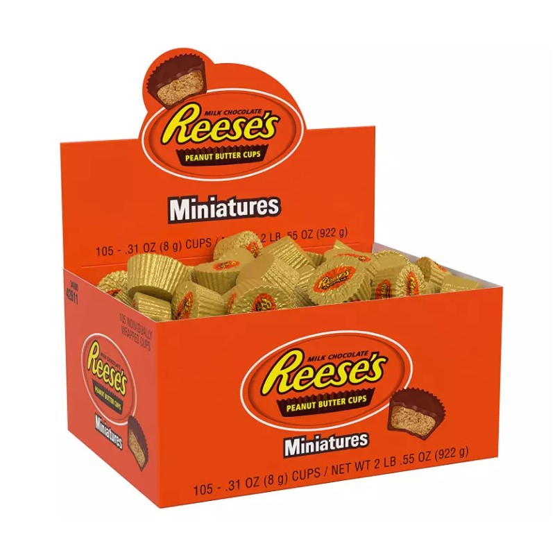 REESE'S Miniatures Milk Chocolate Peanut Butter Cups 0.31 oz 2