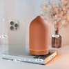 Wanlola Essential Oil Diffuser,120ml Aromatherapy Ceramic Diffusers with Auto Shut