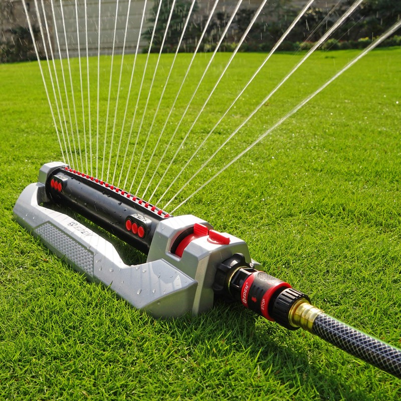 Eden 96216 Heavy Duty Turbo Oscillating Sprinkler, Covers Up to