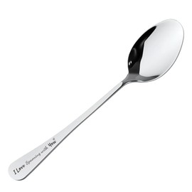 I Love Spooning with You Spoons for Boyfriend Girlfriend Anniversary Birthday Gifts for Wife Husband Coffee Tea Spoon Gifts for Fiance Fiancee Wedding Engagement Gifts for Women Men Ice Cream Spoon