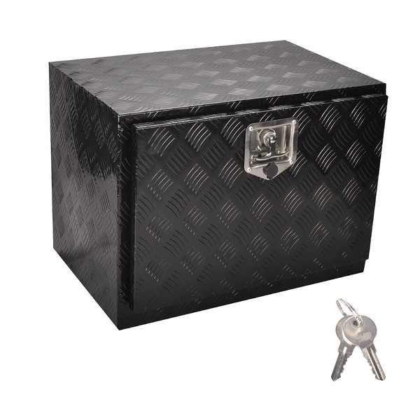 GESEXI 24'' Aluminum Underbody Truck Tool Box, Trailer Underbody Toolbox