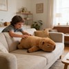 WESOPAN Weighted Capybara Plush Pillow, 30cm Soft Weighted Capybara Stuffed