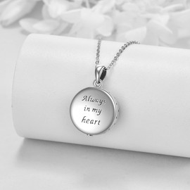 YFN Mountain Urn Necklace for Ashes Sterling Silver Mountain Range Cremation Jewelry Nature Jewelry Gift for Skiers, Hikers, Campers, Climbers,Nature Lovers and Ocean Lovers. (mountain urn necklace)