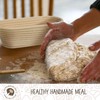 Superbaking Banneton Bread Proofing Basket Set, Oval 10" Sourdough Proofing