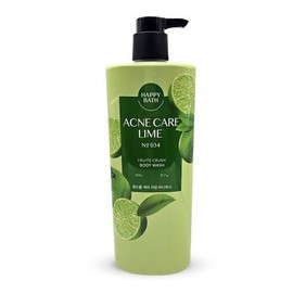 Mise-en-scène Happy Bath Fruits Crush Acne Care Lime Body Wash 900g Expiration Date: August 28, 2026 / 해피바스 프루츠 크러시 아크네 케어 라임 바디워시 900g 유통기한 26.8.28
