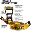 DEWALT DXBC10000J Black/Yellow 2" x 27' Ratchet Tie Down Strap