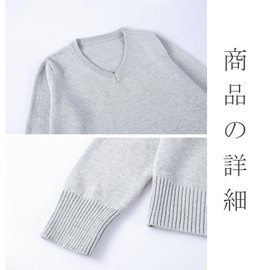 jinghuiyue Girls’ V-Neck School Sweater, Student Sweater, Long Sleeves, Cotton, Solid Color, High School, Black