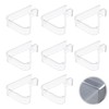 Pack of 8 tablecloth clips, transparent table clips, outdoor tablecloth