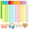 TECKWRAP Pastel Heat Transfer Vinyl 20 Sheets HTV Vinyl Bundle