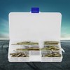 90pcs M6 Dowel Screw Woodworking Furniture Connector Double Ended Screw
