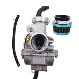 Silscvtt Carburetor Replacement for Regal Raptor DD50E 49cc 50cc Pagsta Mini Chopper Moped 97cc 100cc Carb with Fuel Filter & Air Filter