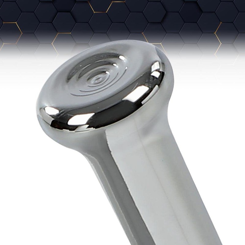 PIT66 Cars Door Lock Knobs Compatible with GM 1971-1988 Chrome