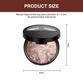 atnayo Baked Foundation Medium, Brighten Foundation Baked Starter Makeup Kit