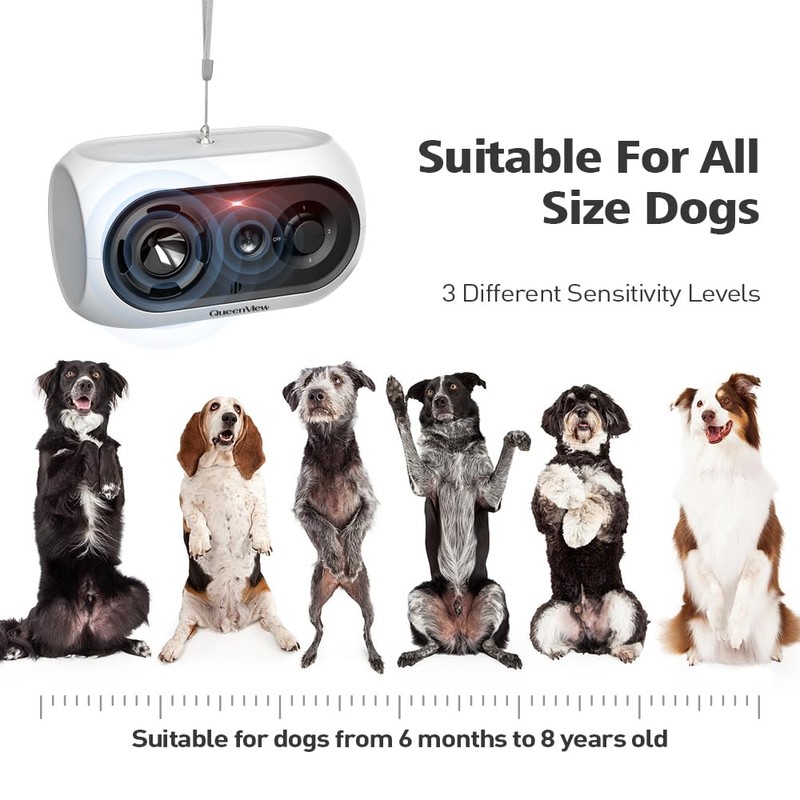 Anti Barking Device, Dog Barking Deterrent Devices up to 50FT