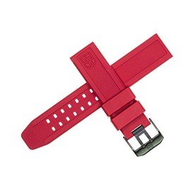 LUMINOX 23mm Rubber Strap EVO Watch Band 3050 3950 Colormark Navy Seal Red PVD X1