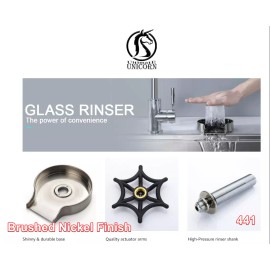 Ultimate Unicorn Automatic Glass Rinser Washer Cleaner Bar Sink Glass Cup Rinser