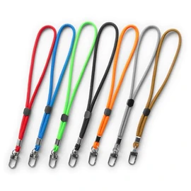trage.band® Short Adjustable Wrist Lanyard with Carabiner Clip 7 Colors Set