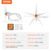 VEVOR 500W Wind Turbine Generator, 12V Wind Turbine Kit, 5-Blade