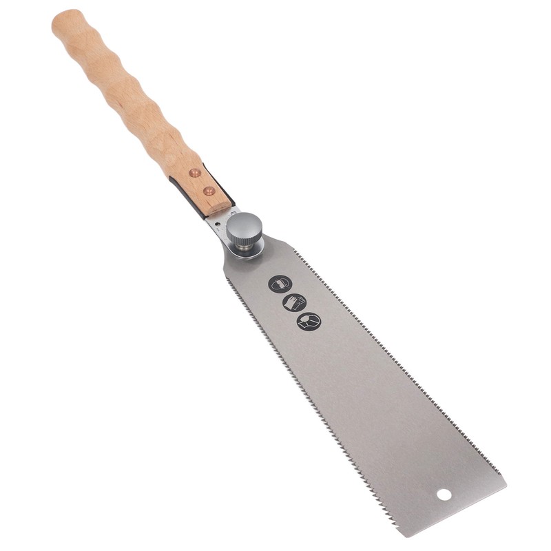 Double Edge Sided Hand Saw Fine Tooth Triple Fast Flush