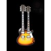 The Eagles Don Felder Double Neck Miniature Guitar Replica
