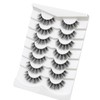 3D Clear Band False EyeLashes Soft Faux Mink Lashes Wispy